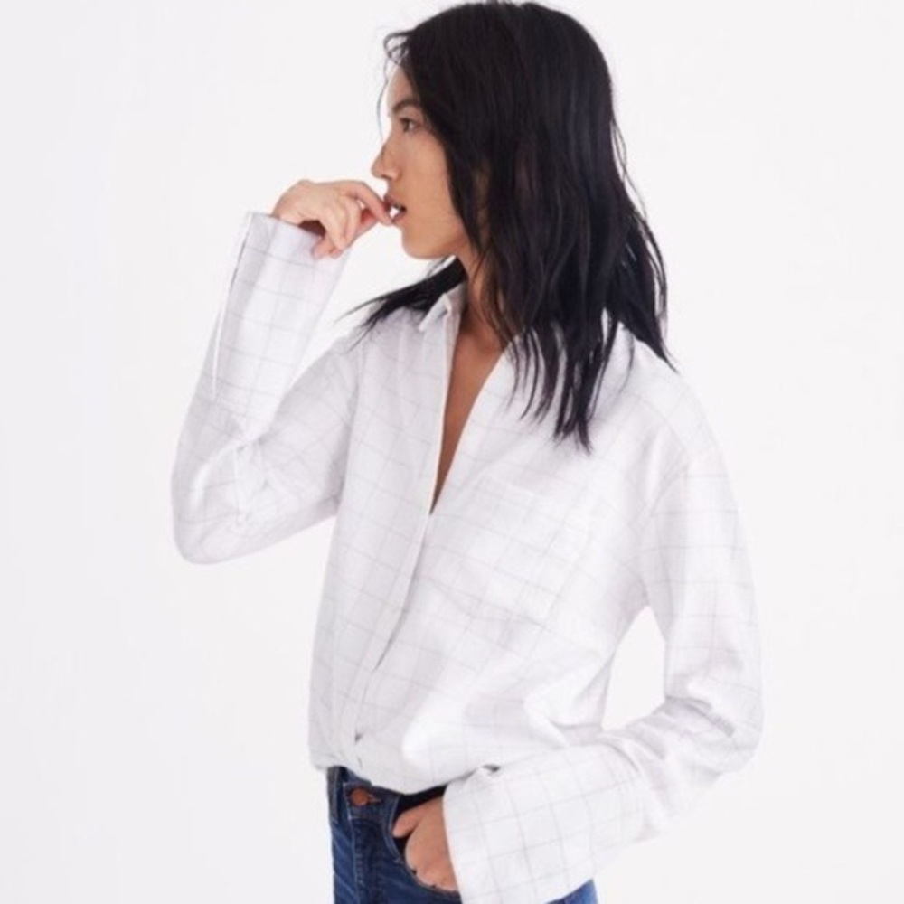 Madewell Womens Flannel Oversized Shirt Small